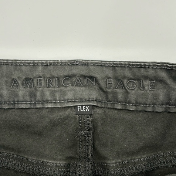 American Eagle Flex Soft Twill Skinny Pant in Dark Grey size 28x32 - Picture 4 of 8